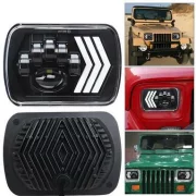 SET Faruri auto P.TIP 29-OFF ROAD: 7&quot;/90W / 5X7 (inch)/12V-24V/5.000LM/ IP 67 Rezistent la apa