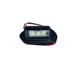 SET LUMINA PENTRU PLACUTA INMATRICULARE 12V-24V -1.8 W BECURI ALBE