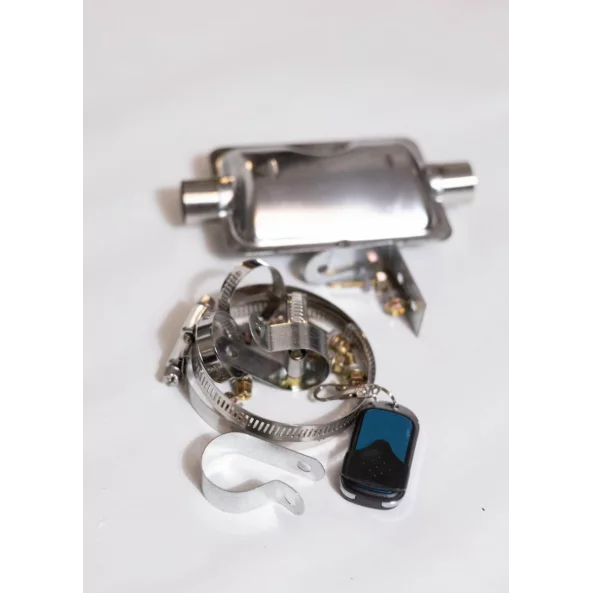 SIROCOU PORTABIL PATRAT PREMIUM ALB SMART HEATER, PUTERE 8 KW, 12V,24V SI 220V, TRANSFORMATOR INTEGRAT, CARCASA DIN ALUMINIU SI BUJIE JAPONEZA KYOCERA, TAXA VERDE INCLUSA