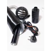 SIROCOU PORTABIL PATRAT PREMIUM ALB SMART HEATER, PUTERE 8 KW, 12V,24V SI 220V, TRANSFORMATOR INTEGRAT, CARCASA DIN ALUMINIU SI BUJIE JAPONEZA KYOCERA, TAXA VERDE INCLUSA