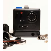 SIROCOU PORTABIL PATRAT PREMIUM ALBASTRU SMART HEATER, PUTERE 8 KW, 12V,24V SI 220V, TRANSFORMATOR INTEGRAT, CARCASA DIN ALUMINIU SI BUJIE JAPONEZA KYOCERA, TAXA VERDE INCLUSA