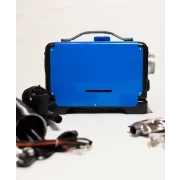 SIROCOU PORTABIL PATRAT PREMIUM ALBASTRU SMART HEATER, PUTERE 8 KW, 12V,24V SI 220V, TRANSFORMATOR INTEGRAT, CARCASA DIN ALUMINIU SI BUJIE JAPONEZA KYOCERA, TAXA VERDE INCLUSA