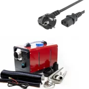 SIROCOU PORTABIL PATRAT PREMIUM SMART HEATER, PUTERE 8 KW, 12V,24V SI 220V, TRANSFORMATOR INTEGRAT, CARCASA DIN ALUMINIU SI BUJIE JAPONEZA KYOCERA, TAXA VERDE INCLUSA