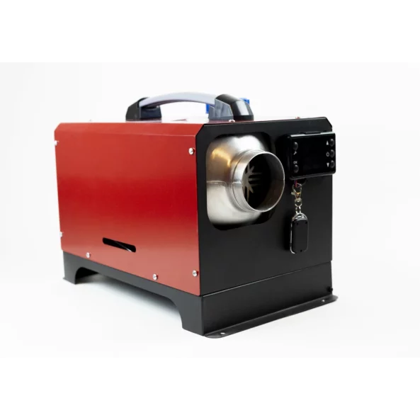 SIROCOU PORTABIL PATRAT PREMIUM SMART HEATER, PUTERE 8 KW, 12V,24V SI 220V, TRANSFORMATOR INTEGRAT, CARCASA DIN ALUMINIU SI BUJIE JAPONEZA KYOCERA, TAXA VERDE INCLUSA