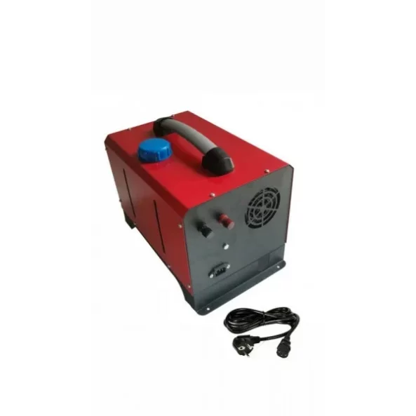 SIROCOU PORTABIL PATRAT PREMIUM SMART HEATER, PUTERE 8 KW, 12V,24V SI 220V, TRANSFORMATOR INTEGRAT, CARCASA DIN ALUMINIU SI BUJIE JAPONEZA KYOCERA, TAXA VERDE INCLUSA