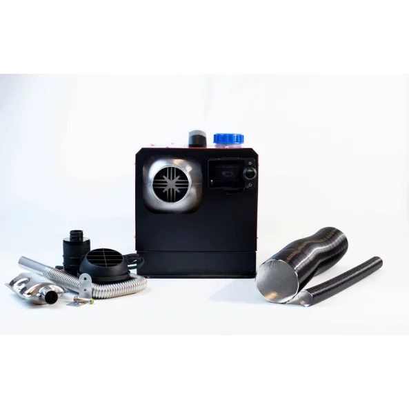 SIROCOU PORTABIL PATRAT SMART HEATER PREMIUM 8KW 12V, BLUETOOTH, CARCASA DE ALUMINIU SI BUJIE JAPONEZA KYOCERA,TAXA VERDE INCLUSA