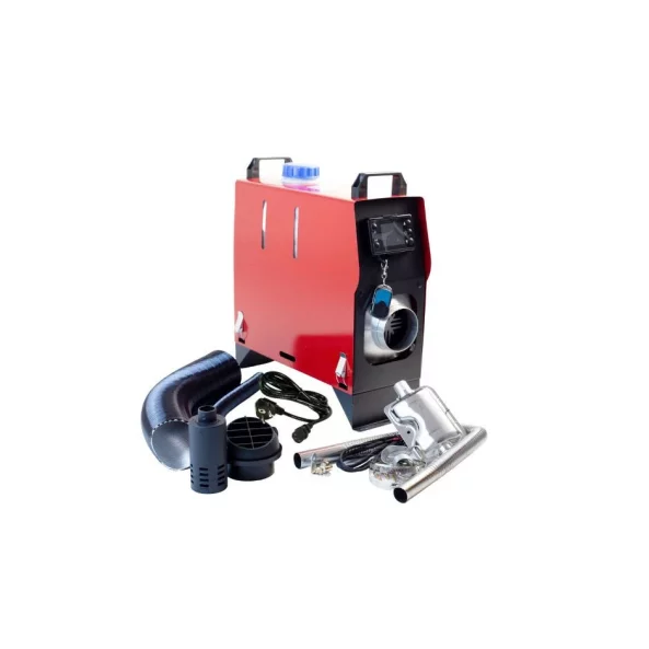 SIROCOU PORTABIL PREMIUM SMART HEATER, PUTERE 8 KW, 12V,24V SI 220V, TRANSFORMATOR INTEGRAT, CARCASA DIN ALUMINIU SI BUJIE JAPONEZA KYOCERA,TAXA VERDE INCLUSA