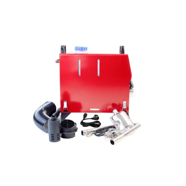 SIROCOU PORTABIL PREMIUM SMART HEATER, PUTERE 8 KW, 12V,24V SI 220V, TRANSFORMATOR INTEGRAT, CARCASA DIN ALUMINIU SI BUJIE JAPONEZA KYOCERA,TAXA VERDE INCLUSA