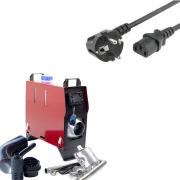 SIROCOU PORTABIL PREMIUM SMART HEATER, PUTERE 8 KW, 12V,24V SI 220V, TRANSFORMATOR INTEGRAT, CARCASA DIN ALUMINIU SI BUJIE JAPONEZA KYOCERA,TAXA VERDE INCLUSA