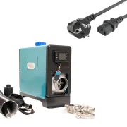 SIROCOU PORTABIL PREMIUM VERDE SMART HEATER, PUTERE 8 KW, 12V,24V SI 220V, TRANSFORMATOR INTEGRAT, CARCASA DIN ALUMINIU SI BUJIE JAPONEZA KYOCERA, TAXA VERDE INCLUSA