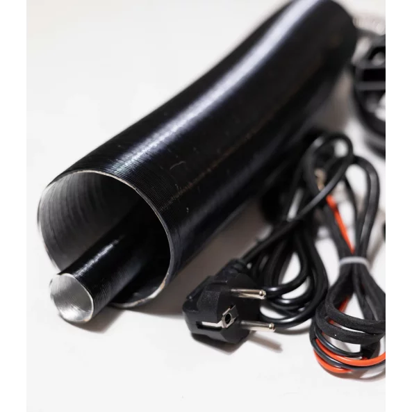 SIROCOU PORTABIL PREMIUM VERDE SMART HEATER, PUTERE 8 KW, 12V,24V SI 220V, TRANSFORMATOR INTEGRAT, CARCASA DIN ALUMINIU SI BUJIE JAPONEZA KYOCERA, TAXA VERDE INCLUSA