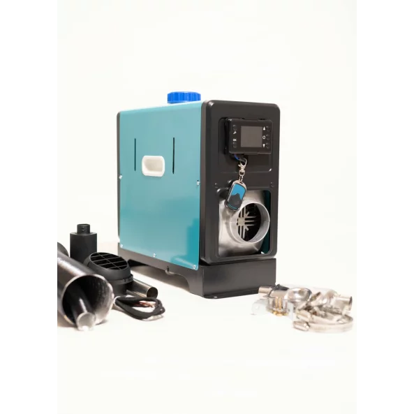 SIROCOU PORTABIL SMART HEATER PREMIUM VERDE 8KW 12V SI 24V, CARCASA DE ALUMINIU SI BUJIE JAPONEZA KYOCERA, TAXA VERDE INCLUSA