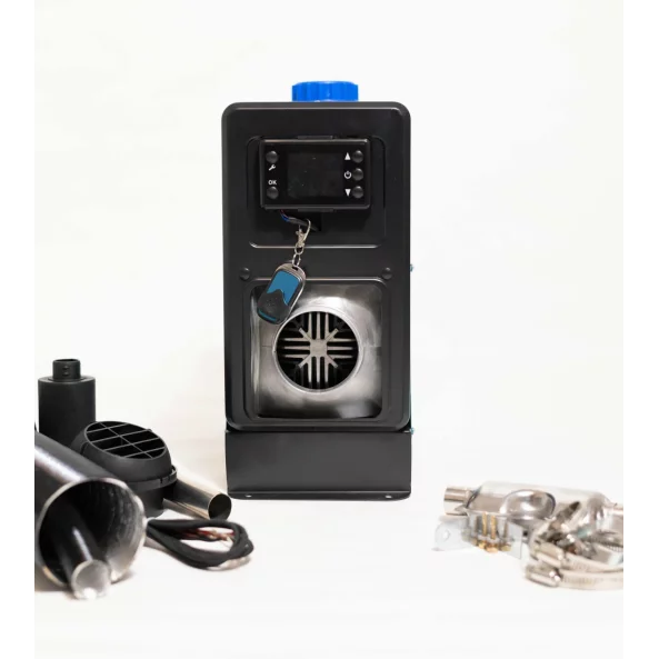 SIROCOU PORTABIL SMART HEATER PREMIUM VERDE 8KW 12V SI 24V, CARCASA DE ALUMINIU SI BUJIE JAPONEZA KYOCERA, TAXA VERDE INCLUSA