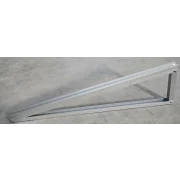 Triunghi de montaj din aluminiu pentru panouri fotovoltaice L1400 ,unghi de 15 grade