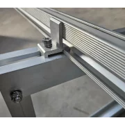 Triunghi de montaj din aluminiu pentru panouri fotovoltaice L1400 ,unghi de 15 grade