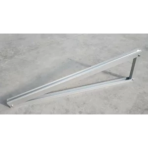 Triunghi de montaj din aluminiu pentru panouri fotovoltaice unghi de 15 grade