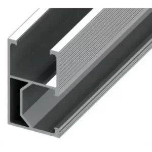 Sina aluminiu prindere laterala panouri solare fotovoltaice lungime 2,4 m latime 26 mm inaltime 44 mm