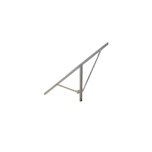 Picior din otel cu unghi reglabil pentru sistem la sol 3850 mm (5 componente+7 suruburi 12x30)